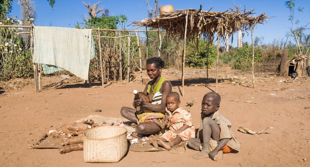 Familie in Madagaskar